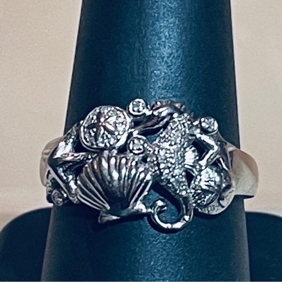 ⚓️Gorgeous 925 Sterling Silver Ross & Simons “Ocean” Ring! - Picture 14 of 16